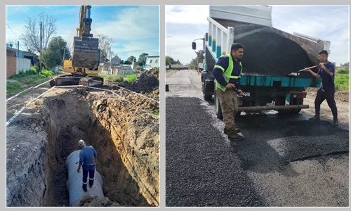 Labores de servicios públicos en los barrios varelenses